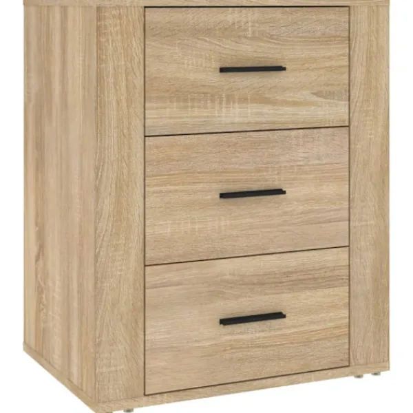 vidaXL Sängar>Sängbord sonoma-ek 50x36x60 cm konstruerat trä