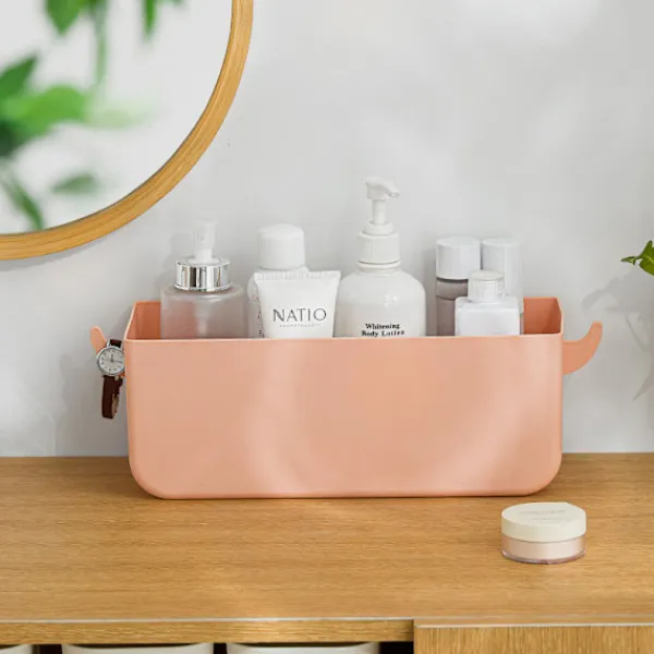 Hyllor>Sängförvaringsorganisatör för sovsal våningssäng hylla (rosa)