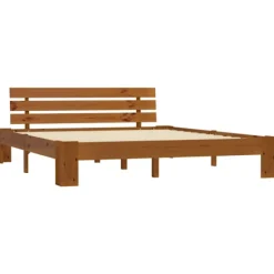 vidaXL Sängar>Sängram utan madrass honungsbrun 180x200 cm massiv furu