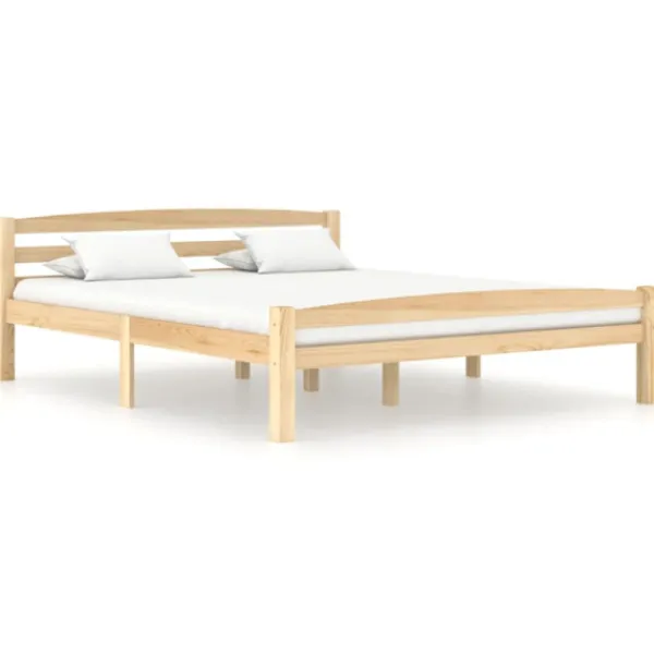 vidaXL Sängar>Sängram utan madrass massiv furu 160x200 cm