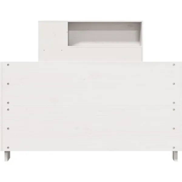 vidaXL Sängar>Sängram utan madrass vit 75x190 cm massiv furu