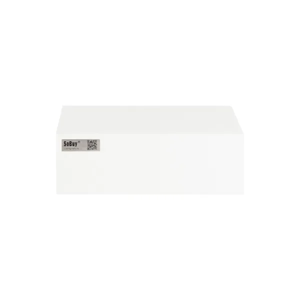 SoBuy Hyllor>Hylla med låda med 1 låda i träfärg 40x24.5x8cm, modern FRG92-WN