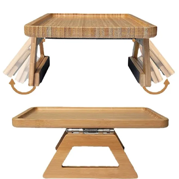 Småbord>Soffa Armstöd Klämma Bricka Armstöd Bricka Portabelt Bord Sidobord Kaffebricka För Muffin Kaffe