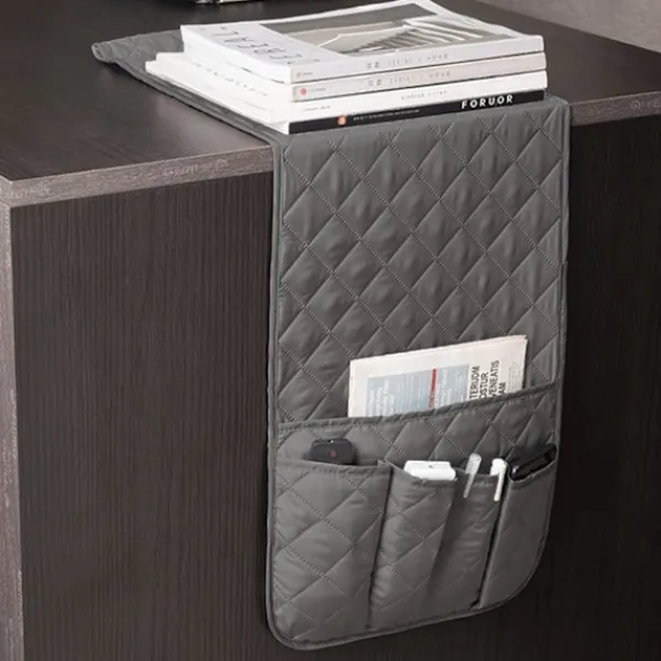 Soffor>Soffa Caddy, Fjärrkontrollhållare, Fjärrkontrollhållare, Soffarmstödsorganisatör, Fjärrkontrollhållare för Soffa, 5 Fickor Soffhängare