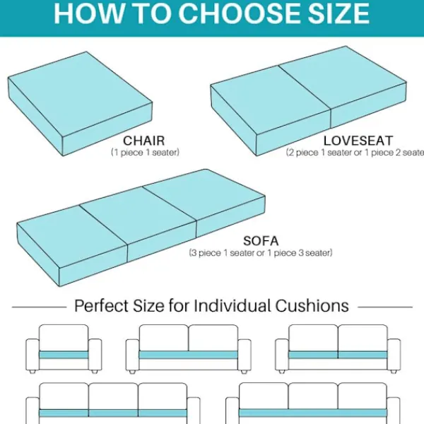 Soffor>Soffa Sittdyna Kuddöverdrag - Universal Stretch Soffaöverdrag Soffdynaöverdrag L-Form, Mjuk Soffa Sittdynaöverdrag Soffchaiseskydd