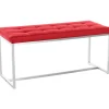 BellaFurn Soffor>Soffa, soffa - Bekväm säte - Kombinerat ottomansk alternativ | Färg: Röd