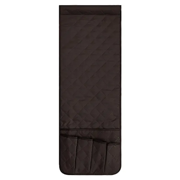 Soffor>Soffarmsstödsorganisatör med fjärrkontrollhållare Brun