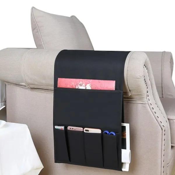 Soffor>Soffarmstödsorganisatör Tidskrifter Fjärrkontrollhållare Vattentät Caddy Bag Soffa Förvaringsväska för iPad Mobiltelefon Böcker Näsdukar Snacks | Fyndiq