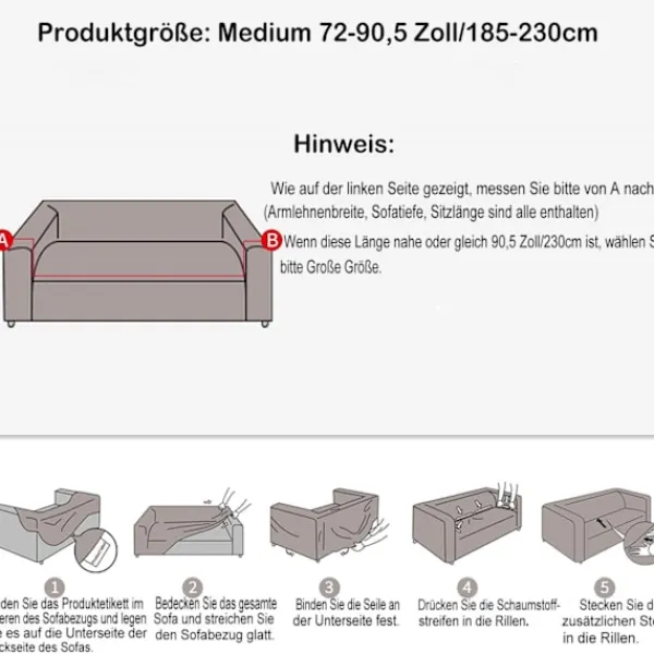 Soffor>Soffaöverdrag 3-sits elastiskt sofföverdrag sofföverdrag