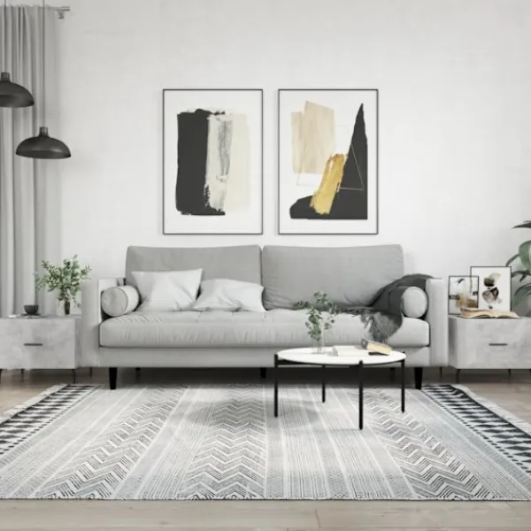 vidaXL Soffbord>Soffbord 2 st betonggrå 50x50x40 cm konstruerat trä