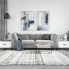 vidaXL Soffbord>Soffbord 2 st vit 50x50x40 cm konstruerat trä