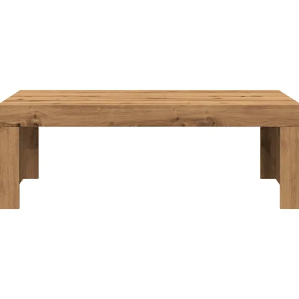 vidaXL Soffbord>Soffbord artisan ek 102x50x35 cm konstruerat trä