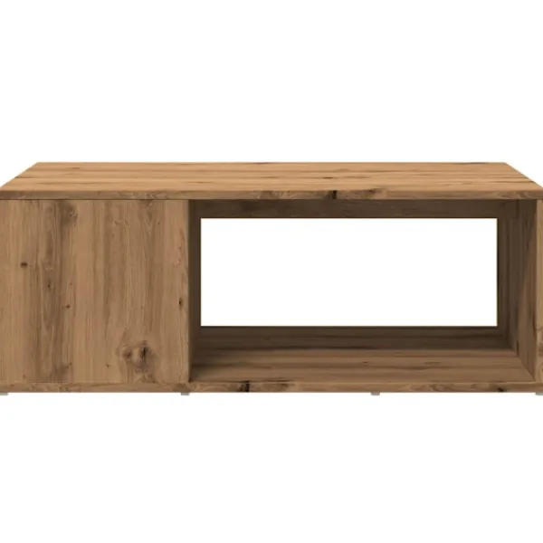 vidaXL Soffbord>Soffbord artisan ek 90x67x33 cm konstruerat trä