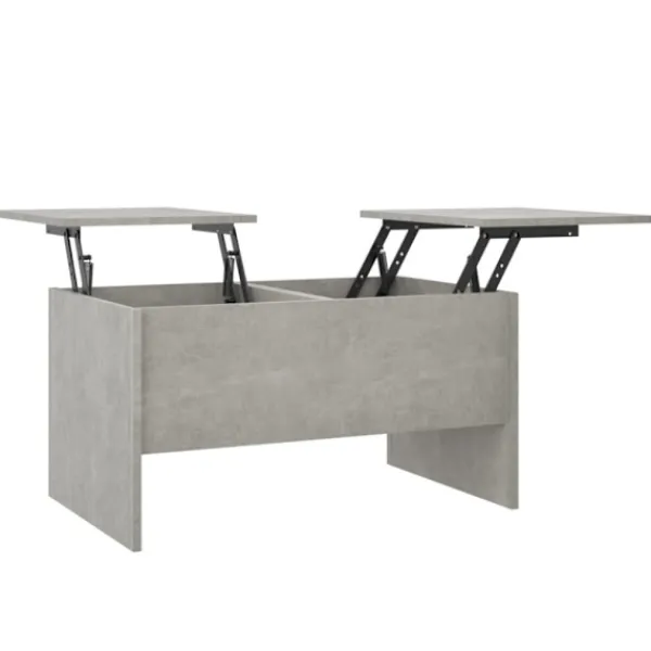 vidaXL Soffbord>Soffbord betonggrå 80x50x42,5 cm konstruerat trä