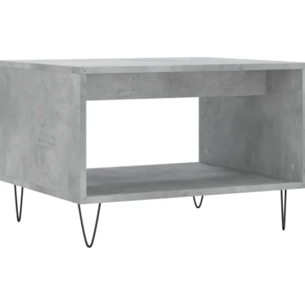 vidaXL Soffbord>Soffbord betonggrå 60x50x40 cm konstruerat trä