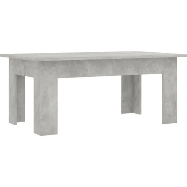 vidaXL Soffbord>Soffbord betonggrå 100x60x42 cm konstruerat trä