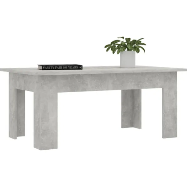 vidaXL Soffbord>Soffbord betonggrå 100x60x42 cm konstruerat trä