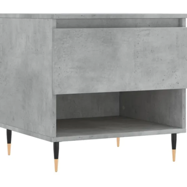 vidaXL Småbord>Soffbord betonggrå 50x46x50 cm konstruerat trä