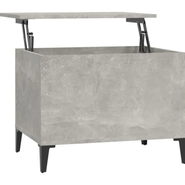 vidaXL Soffbord>Soffbord betonggrå 60x44,5x45 cm konstruerat trä