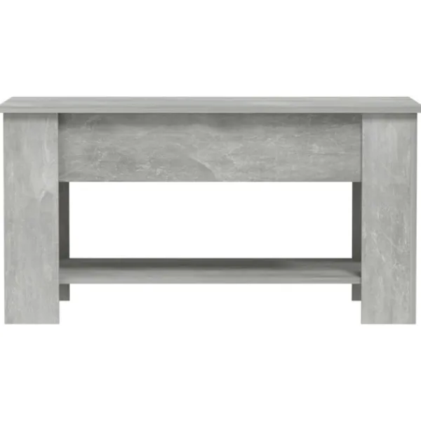 vidaXL Soffbord>Soffbord betonggrå 101x49x52 cm konstruerat trä
