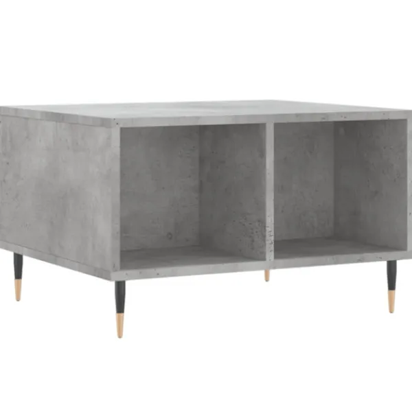vidaXL Soffbord>Soffbord betonggrå 60x50x36,5 cm konstruerat trä
