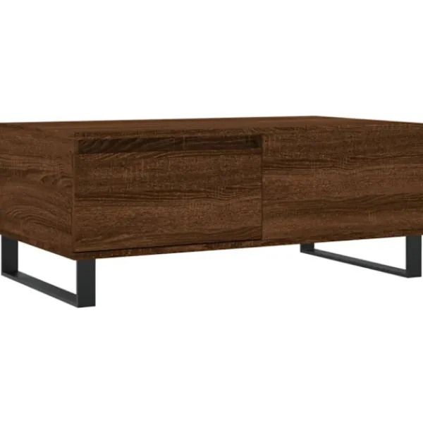 vidaXL Soffbord>Soffbord brun ek 90x50x36,5 cm konstruerat trä