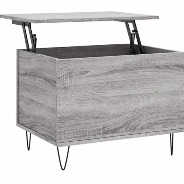 vidaXL Soffbord>Soffbord grå sonoma 60x44,5x45 cm konstruerat trä