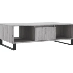 vidaXL Soffbord>Soffbord grå sonoma 104x60x35 cm konstruerat trä
