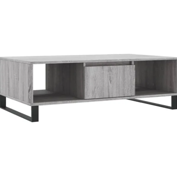 vidaXL Soffbord>Soffbord grå sonoma 104x60x35 cm konstruerat trä