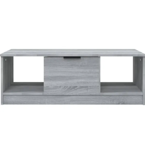 vidaXL Soffbord>Soffbord grå sonoma 102x50x36 cm konstruerat trä