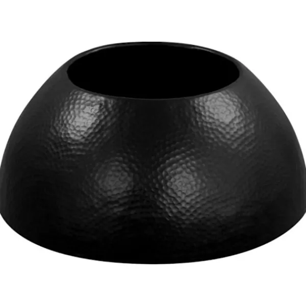 vidaXL Soffbord>Soffbord hamrad aluminium 70x30 cm svart
