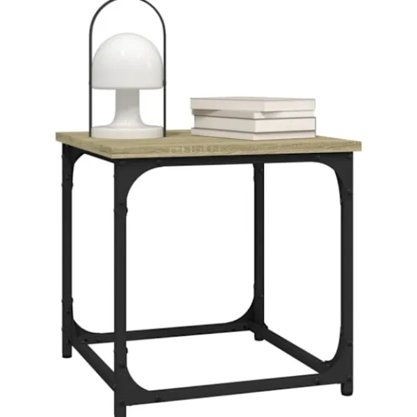 vidaXL Småbord>Soffbord Sonoma ek 40x40x40 cm konstruerat trä