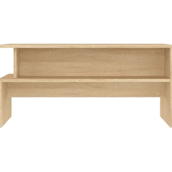 vidaXL Soffbord>Soffbord sonoma-ek 90x55x42,5 cm konstruerat trä