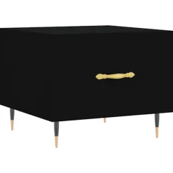 vidaXL Småbord>Soffbord svart 50x50x40 cm konstruerat trä