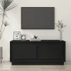 vidaXL Tv-Bänkar>Soffbord svart 102x50x44 cm konstruerat trä