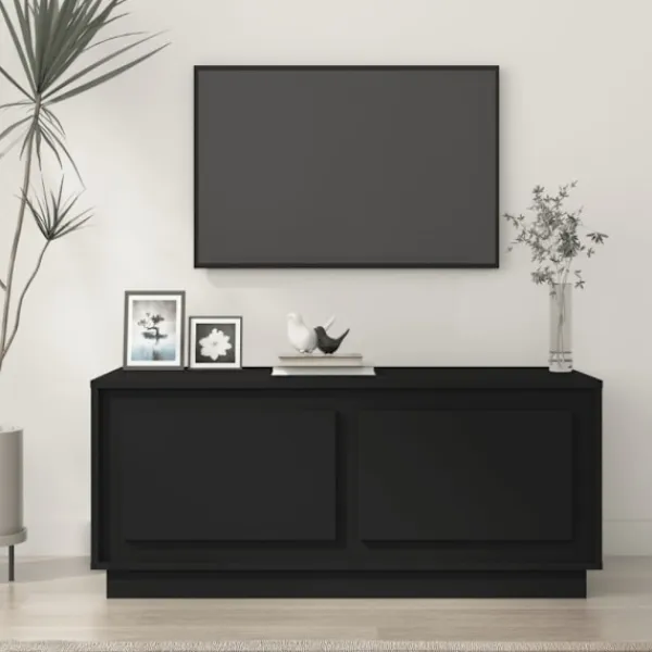 vidaXL Tv-Bänkar>Soffbord svart 102x50x44 cm konstruerat trä