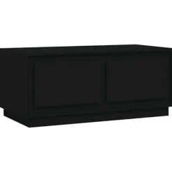 vidaXL Tv-Bänkar>Soffbord svart 102x50x44 cm konstruerat trä