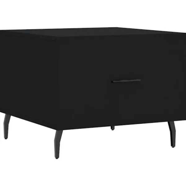 vidaXL Soffbord>Soffbord svart 50x50x40 cm konstruerat trä