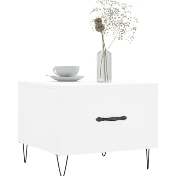 vidaXL Soffbord>Soffbord svart 50x50x40 cm konstruerat trä