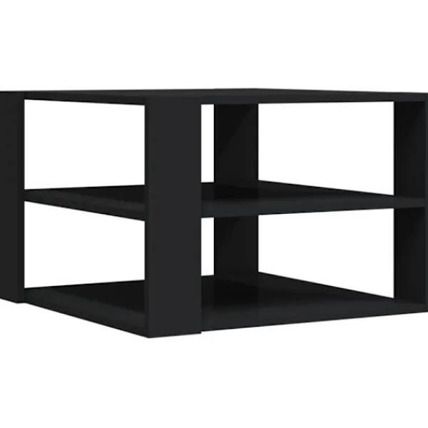 vidaXL Soffbord>Soffbord svart 58x58x40 cm konstruerat trä