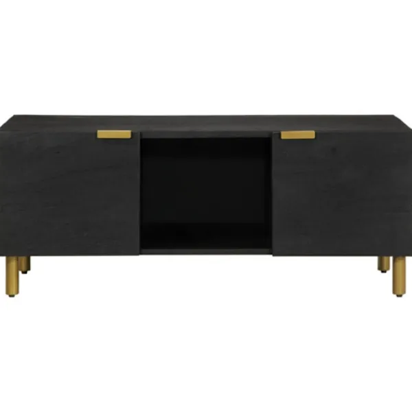 vidaXL Tv-Bänkar>Soffbord svart 100x54x40 cm konstruerat trä