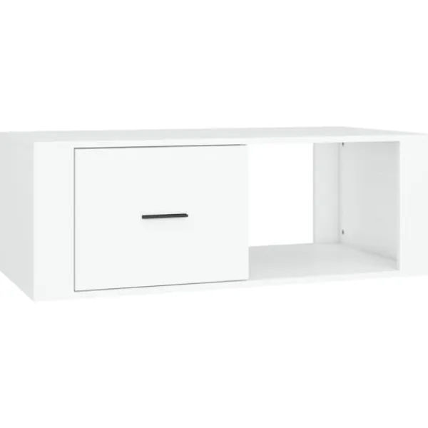 vidaXL Soffbord>Soffbord vit 100x50,5x35 cm konstruerat trä