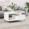 vidaXL Soffbord>Soffbord vit 90x49x45 cm konstruerat trä