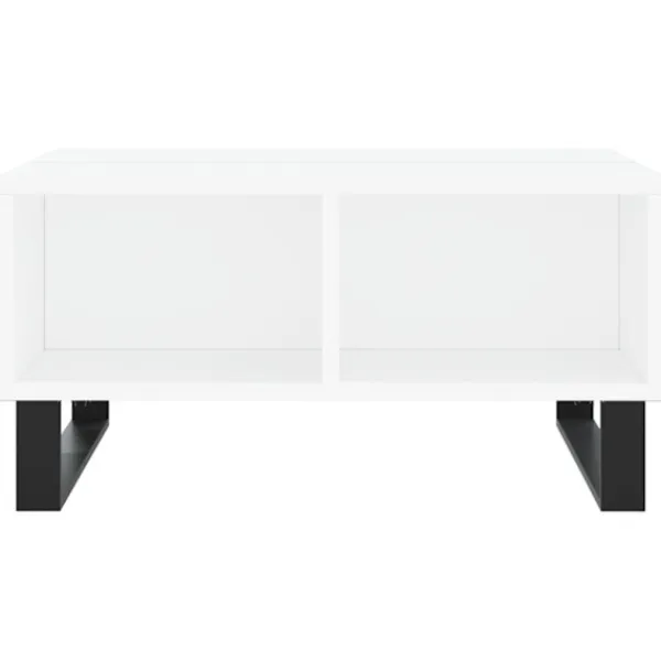 vidaXL Soffbord>Soffbord vit 60x60x30 cm konstruerat trä