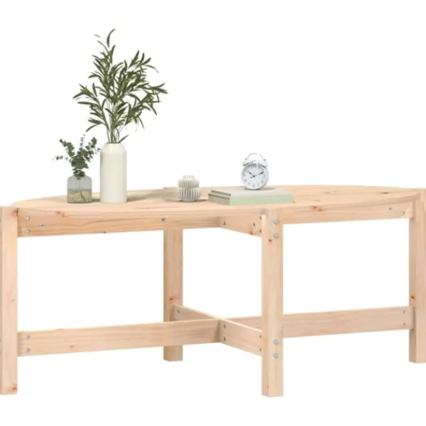 vidaXL Soffbord>Soffbord 118x63x45 cm massiv furu