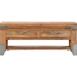 vidaXL Soffbord>Soffbord 110x52x45 cm massivt akaciaträ