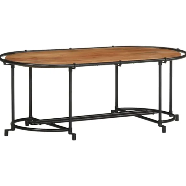 vidaXL Soffbord>Soffbord 110x55x40 cm massivt akaciaträ