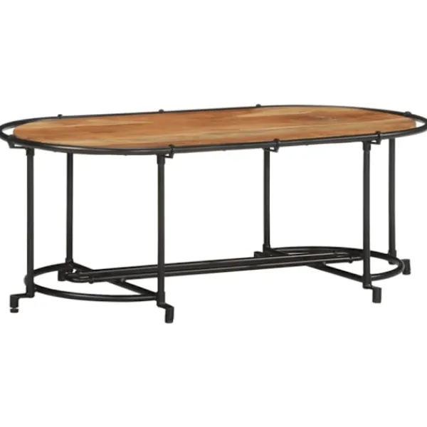 vidaXL Soffbord>Soffbord 110x55x40 cm massivt akaciaträ