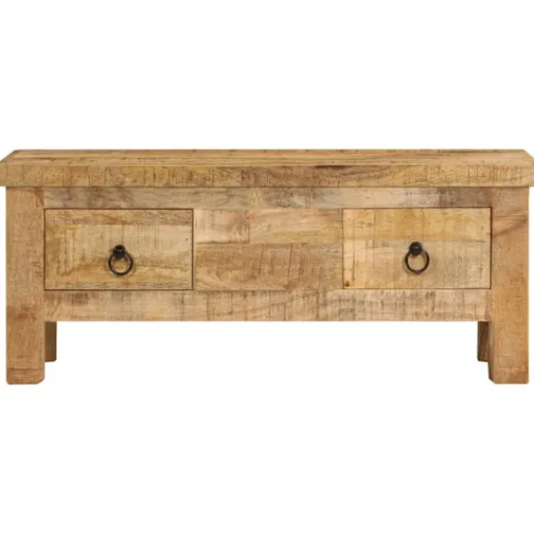 vidaXL Soffbord>Soffbord 90x45x35 cm massivt mangoträ