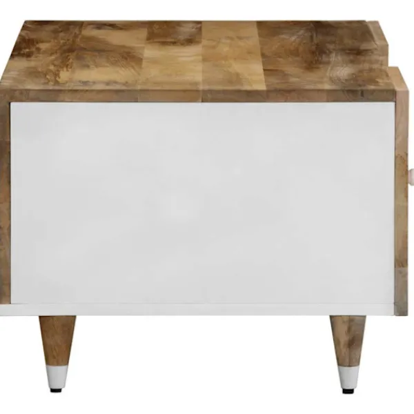 vidaXL Soffbord>Soffbord 100x54x40 cm massivt mangoträ